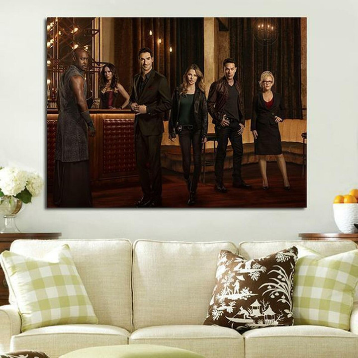 1 Panel Lucifer Characters Wall Art Canvas