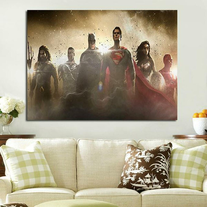 1 Panel Justice League Wall Art Canvas