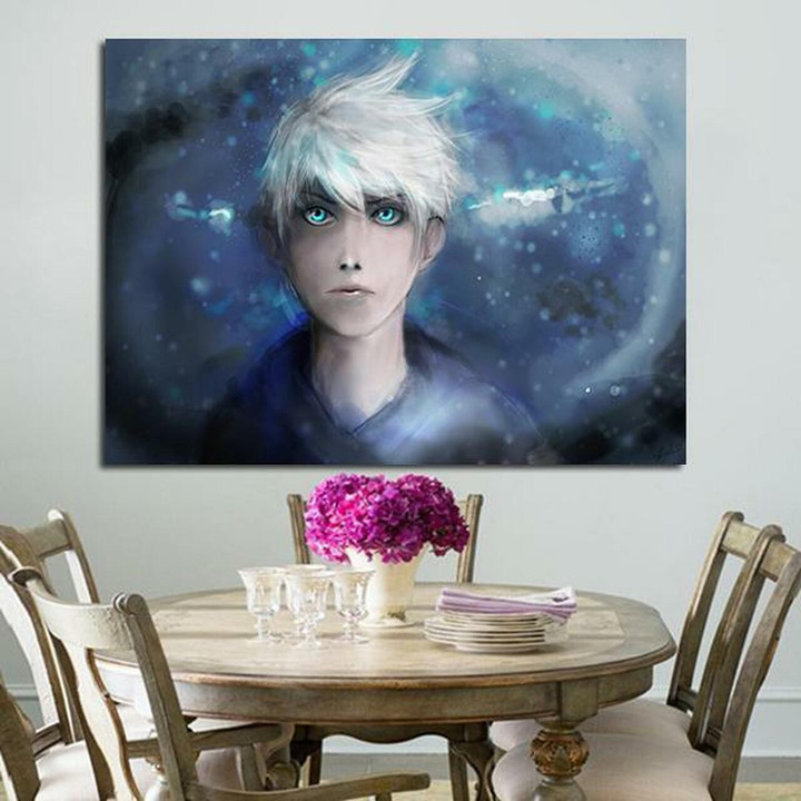 1 Panel Jack Frost Face Wall Art Canvas