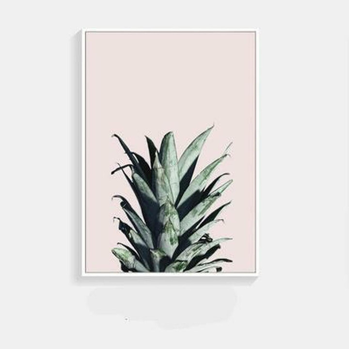 "Be Lazy" Pineapple Full Hd Personalized Customized Canvas Art Wall Art Wall Decor