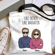 Custom Name Tote Bag - Gift For Mom - Like Mother Like Daughter