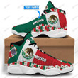 Personalized Mexico Air Jordan 13 Sneaker, Gift For Lover Mexico AJ13 Shoes For Men And Women