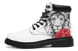 Red Rose And Lion Tim Boots