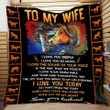 Personalized Horse Couple Family To My Wife From Husband I Love You So Much Quilt Blanket Great Customized Gifts For Birthday Christmas Thanksgiving Mother's Day Wedding