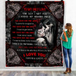 Personalized Skull Couple To My Only Love I Love You Quilt Blanket Great Customized Blanket Gifts For Birthday Christmas Thanksgiving Anniversary