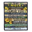 Personalized To My Niece Fleece Blanket From Aunt Uncle Always Remember How Much I Love You Great Customized Blanket Gifts For Birthday Christmas Thanksgiving