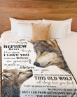 Personalized To My Nephew Wolf Fleece Blanket From Uncle Never Forget How Much I Love You Great Customized Blanket For Birthday Christmas Thanksgiving