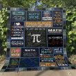 Teacher I'm Just Here For The Pi Quilt Blanket Great Customized Blanket Gifts For Birthday Christmas Thanksgiving