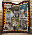 Bull Terrier Hairy Dogger Quilt Blanket Great Customized Blanket Gifts For Birthday Christmas Thanksgiving