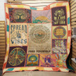 Hippie Your Vibe Attracts Your Tribe Quilt Blanket Great Customized Gifts For Birthday Christmas Thanksgiving Perfect Gifts For Hippie