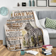 Personalized Zebra To My Daughter Never Forget That I Love You More Than You Will Ever Know Fleece Blanket Great Customized Blanket Gifts For Birthday Christmas Thanksgiving