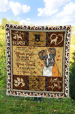 Boxer Quilt Blanket Great Gifts For Birthday Christmas Thanksgiving Anniversary