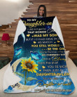 Personalized I Did Not Get To Choose You To Daughter-In-Law Fleece Sherpa Blanket Great Customized Blanket Gift For Birthday Christmas Thanksgiving Anniversary