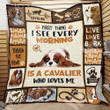 Cavalier King Charles Spaniel Dog Blanket