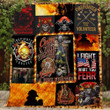 Once A Firefighter Quilt Blanket Great Customized Blanket Gifts For Birthday Christmas Thanksgiving