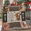Golden Retriever This Home Is Filled With Kisses Wagging Tails Wet Noses And Love Quilt Blanket Great Customized Blanket Gifts For Birthday Christmas Thanksgiving