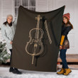 Violin Fleece Blanket Great Customized Blanket Gifts For Birthday Christmas Thanksgiving