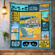 A Day At The Beach Restores The Soul Fleece Blanket Great Customized Blanket Gifts For Birthday Christmas Thanksgiving
