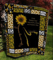 In My Darkest Hour I Reach For A Hand And Found A Paw Sunflowers Cats Quilt Blanket Great Customized Blanket Gifts For Birthday Christmas Thanksgiving