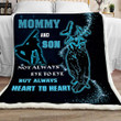 Baseball Not ALways Eye To Eye To My Mom From Son Sherpa Fleece Blanket Great Customized Blanket Gifts For Birthday Christmas Thanksgiving Mother’s Day