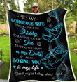 Personalized Turtle To My Wife From Husband Goodnight Baby Sherpa Fleece Blanket Great Customized Gifts For Birthday Christmas Thanksgiving