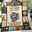 Bengal Cat First Thing I See Every Morning Quilt Blanket Great Customized Gifts For Birthday Christmas Thanksgiving