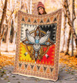 Owl Native American Pattern Sherpa Fleece Blanket Great Customized Blanket Gifts For Birthday Christmas Thanksgiving