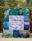 Dragonfly This Is Us A Little Bit Of Crazy Quilt Blanket Great Customized Blanket Gifts For Birthday Christmas Thanksgiving Anniversary