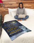 Personalized Family To My Daughter Beleive In Yourself, I Love You & That I'll Always Be Right Here Sherpa Fleece Blanket