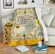 Personalized Sunflower Pattern To My Mother In Law From Daughter In Law May Not Have Given The Gift Of Life Fleece Blanket Gifts For Her Great Customized Gifts For Birthday Christmas Thanksgiving Mother's Day