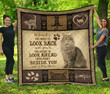 When It's Too Hard To Look Back - Cat Quilt Blanket Great Gifts For Birthday Christmas Thanksgiving Anniversary