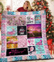Flamingo Lady Don't Make Me Put My Foot Down Quilt Blanket Great Customized Blanket Gifts For Birthday Christmas Thanksgiving Perfect Gifts For Flamingo Lovers