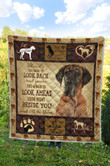 Great Dane Beside You And I'll Be There Quilt Blanket Great Gifts For Birthday Christmas Thanksgiving Anniversary