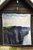 Ireland Cliff Quilt Blanket Great Customized Blanket Gifts For Birthday Christmas Thanksgiving