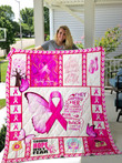 Pink Warrior Breast Cancer She Believed She Could So She Did Quilt Blanket Great Customized Blanket Gifts For Birthday Christmas Thanksgiving