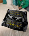 Personalized To My Wife Fleece Blanket From Husband My Love For You Will Never Change Great Customized Gift For Birthday Christmas Thanksgiving Anniversary Mother's Day