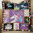 Magical Unicorn I Believe In Magic Quilt Blanket Great Customized Gifts For Birthday Christmas Thanksgiving Perfect Gifts For Unicorn Lover