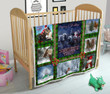 Horse And Merry Christmas Quilt Blanket Great Customized Blanket Gifts For Birthday Christmas Thanksgiving