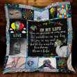 Personalized Autism Awareness To My Daughter Quilt Blanket From Mom Keep Shining My Sweet Baby Great Customized Blanket Gifts For Birthday Christmas Thanksgiving