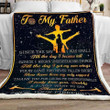 Personalized From Firefighter To Dad You Have Been My Only Support Father And Son Silhouette You Sherpa Fleece Blanket Great Customized Blanket Gifts For Birthday Christmas Thanksgiving