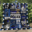 Boxer Police Quilt Blanket Great Customized Blanket Gifts For Birthday Christmas Thanksgiving