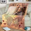 Personalized Memorial Blanket As I Sit In Heaven Blanket Memory Gifts Mom In Heaven Dad In Heaven Husband In Heaven Wife In Heaven