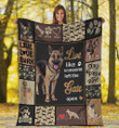 Live Like Someone German Shepherd Dog Fleece Blanket Great Customized Blanket Gift For Birthday Christmas Thanksgiving