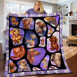 Dachshund Dog Drawing Dogs, Pieces Of Painting Quilt Blanket Great Customized Blanket Gifts For Birthday Christmas Thanksgiving