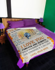 Personalized Family To My Husband Never Forget That I Love You, I Love You Forever And Always Sherpa Fleece Blanket