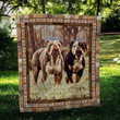 Old English Bulldog Bull Friend Muscle Dogs Quilt Blanket Great Customized Blanket Gifts For Birthday Christmas Thanksgiving