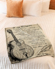 Personalized Guitar Mom To Daughter Fleece Blanket I Want You To Know I Love You Great Customized Blanket Gifts For Birthday Christmas Thanksgiving