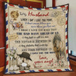 Personalized Horse To My Husband Quilt Blanket From Wife I Love You The Most Great Customized Blanket Gifts For Birthday Christmas Thanksgiving