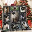 Siamese Cat Quilt Blanket Great Customized Blanket Gifts For Birthday Christmas Thanksgiving Anniversary