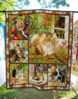 Lovely Cats Emotion Quilt Blanket Great Customized Blanket Gifts For Birthday Christmas Thanksgiving